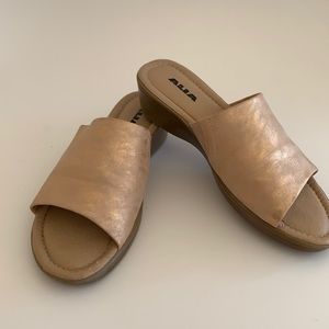Alia Sandals Slip on Small Heel